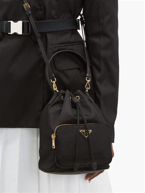 prada nylon bucket bags.